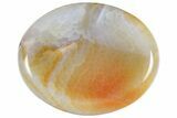 1.9" Polished Fire Agate Worry Stones - Photo 4